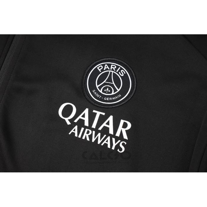 Tuta da Track di Giacca Paris Saint-Germain Jordan 2024-2025 Nero